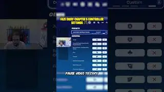 Faze Sways NEWEST Controller Settings 😳