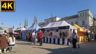 Växjö International Food Festival City Walk - 4K City Walking Tour