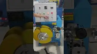 Hollow coil winding machine, cable coiling take-up machine, with meter function