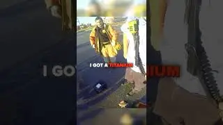 Iron Man Biker Gets Hit by a Truck! 🤯