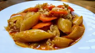 Pirinçli Pırasa Yemeği Nasıl Yapılır/Zeytinyağlı Pırasa Yemeği Tarifi/Kolay Yemekler/Yemek Tarifleri