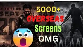 Salaar overseas screen count is record breaking || Karan Singh #trending