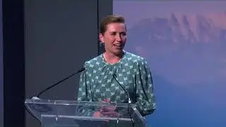 Denmark PM praising Indians welcoming Modi