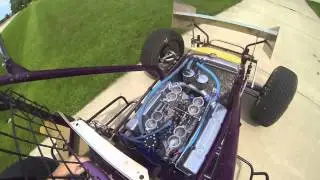 Our 305 sprint car engine start