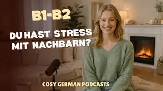 Neighborhood without stress: Distance, help, conflict resolution | German learning podcast A2 🏠