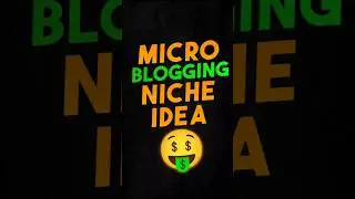 Micro Niche Idea for Blogging PART 1