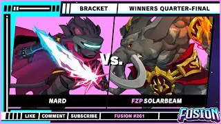 Fusion #261 &mdash; четвертьфинал победителей &mdash; nard (Clairen) против SolarBeam (Loxodont) &mdash; соперники ...