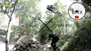 RIDING BMX TRAILS. BIG JUMPS