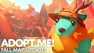 🍁Осеннее обновление карты! 🍁 Обратный отсчёт до Хэллоуина 🦴 Adopt Me! в Roblox