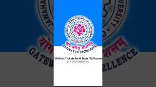 JNTUH Hall Tickets for B.Tech / B.Pharmacy 2-1, 2-2 Semester Exam August/September 2022 Published