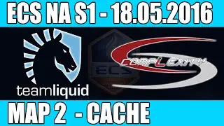 Liquid vs CompLexity | Map 2 (Cache) ECS NA Season 1 2016 CS:GO Week 5 (18.05.2016)