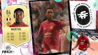FIFA 21 Martial Review | 84 Anthony Martial Player Review | Fifa 21 Ultimate Team
