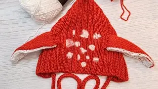 Teje la Gorrita Bamby con Orejitas | Modelo Tierno y Unisex para Beb&eacute;s 🦌 Paso a Paso