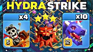 Insane Hydra: TH17 RC Charge Dragon + Dragon Rider Crush Battle Ranked Legend Attacks!