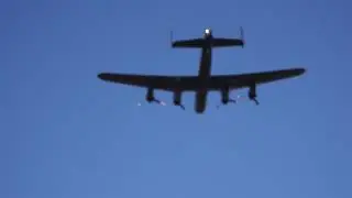 #bbmf #lancaster flying over the on freedom's wings event
