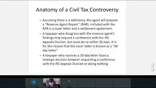 Anatomy of a Civil Tax Controversy