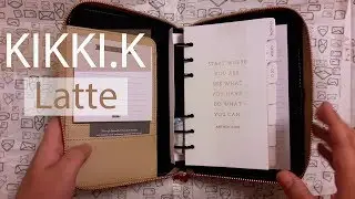 Ежедневник Kikki.k Medium Zip/Unboxing Kikki.k Latte planner