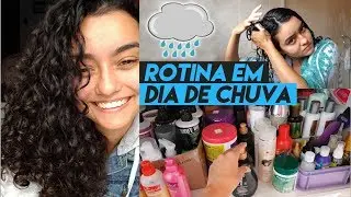 ROTINA DE CUIDADOS COM OS CACHOS - DIA DE CHUVA | Morena Raiz