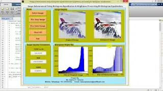 Image Enhancement Using Histogram Equalization and bi-histogram Equalization Matlab Project code