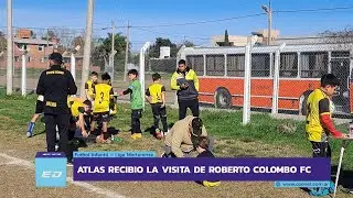 Futbol infantil: Atlas recibi&oacute; la visita de Roberto Colombo FC