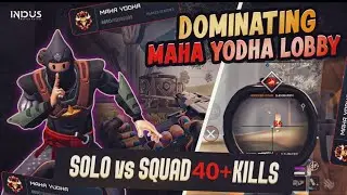 INDUS BATTLE ROYALE GAMEPLAY 40+ KILLS SOLO VS SQUAD  #indusbattleroyale #indiangame #solovssquad