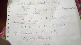 INTERMEDIATE ADSORPTION THEORY