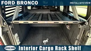 Ford Bronco Mods Interior Cargo Rack Shelf 2021-2023 4 Door Hardtop Bronco Upgrades