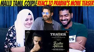 RADHE SHYAM TEASER REACTION!! | PRABHAS AS VIKRAMADITYA | Pooja Hegde | Radha Krishna Kumar