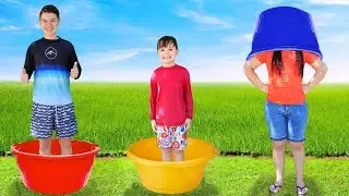 Igor e Gabriel em uma história engraçada da piscina no balde