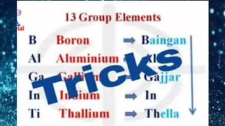 #Tricks To Learn P block Elements #Learn Periodic table #TributetoSushantSingh