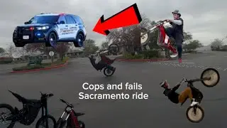 Sacramento ride crash [cops] #surronwheelie #bikelife #electricbike #sunset #dirtbikelife #surron