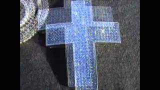 Iced Out Blue Cross Bling Hip Hop Jewelry Now
