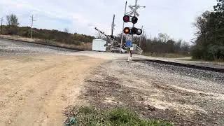 Westbound Norfolk southern manifest train at Fahrner Road 