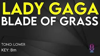 Lady Gaga - Blade Of Grass - Karaoke Instrumental - Lower