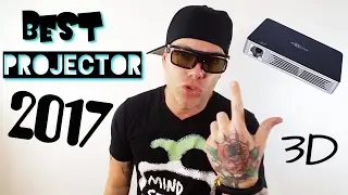 Best Wifi Bluetooth Projector 2017 | Best Wireless 3D Projector with glasses | Toumei V3 Review