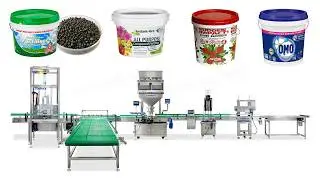 1-10L Fertilizer Buckets Filling Capping Machine Line | Fertilizer Packing Machine
