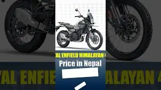 Royal Enfield Himalaya 450 price in Nepal. #meroauto #automobile #bike