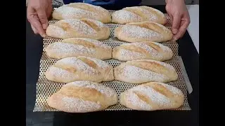 باكيط كومير صغير بالدقيق الكامل بدون دلك صحي سريع