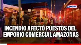 🔴🔵Cercado de Lima: Incendio afectó puestos del emporio comercial Amazonas