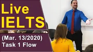 IELTS Live - Task 1 Writing - Flow-chart structure and content