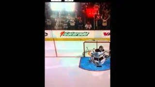 Xbox NHL insane deflected goal