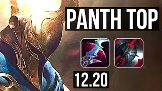 PANTHEON vs NASUS (TOP) | 5/0/7, 400+ games, 800K mastery | KR Master | 12.20