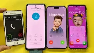 Incoming + Outgoing Call Samsung S2 plus vs Motorola 40ultra vs iPhone 14pro max vs Samsung Z Flip5