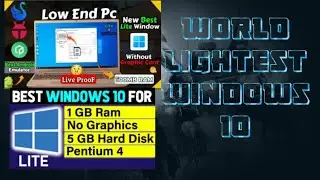windows 10 lite windows 10 lite for gaming #video #computer #youtubeviral