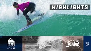 Highlights: Competition Underway at Quiksilver & ROXY Junior Pro 40