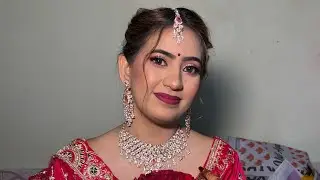 Aaj h meri friend ki shadi 😍kesa lga aapko bride ka makeup 💄// #bridelmakup #makeupartist 