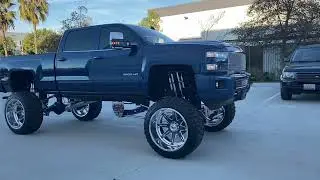 Supercharged Silverado 2500 With Full Throttle Suspension Show Truck Built To Go