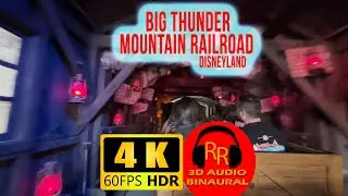 Experience Big Thunder Mountain Railroad at Disneyland 4K HDR 60fps