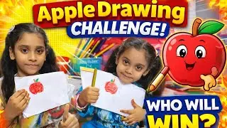 Kids Apple Drawing Challenge | Learn Colors & Drawing for Kids | Fun Art Activity