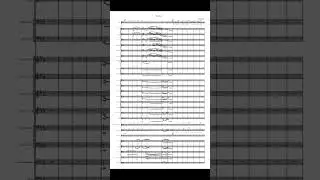The first page of the score of the song I&rsquo;m releasing this Friday! #christianjazz #orchestra